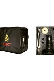 Resim Kefo Tsira Full Çelik Işıklı Çantalı Lüks Nargile Takımı 