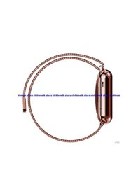 Resim Apple Uyumlu Watch 42Mm Celik Orme Kordon Rose Gold 