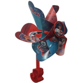 Resim HSGL Bisiklet Scooter Rüzgar Gülü Batkıd Kırmızı 