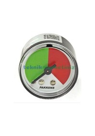 Resim Pakkens 40Mm Kırmızı-Yeşil Kirlilik Göstergesi,Filtre Manometresi 