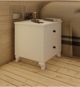 Resim 4A İÇ VE DIŞ TİCARET - Baby 2 Çekmeceli Komodin Beyaz 