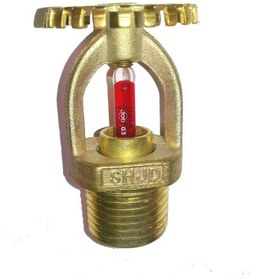 Resim Non Ul Dik Up Tip Yangın Sprink Pirinç 68 C Kırmız 1/2 Sr 