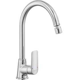 Resim Eca Lia Mafsallı Eviye Mutfak Bataryası Krom - 102118887 