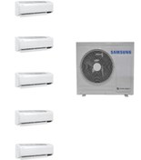 Resim Samsung AJ10020TNA25TNA25TNA35TNA68T 36000 BTU 1 Dış + 5 İç Ünite (7+9 +9+12+24) Duvar Tipi Multi Klima 