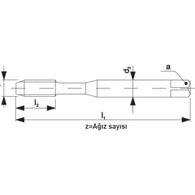 Resim Fett M3 Narex 2720 Dın N-371Cas Aluspeed Hsse Makina Kılavuzu 