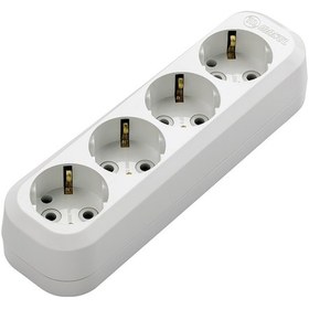 Resim Makel MGP151 4'lü Topraklı Grup Priz Klemensli Beyaz 