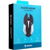 Resim Everest SM-G72 USB AYDINLATMALI OYUNCU MOUSE SİYAH/GÜMÜŞ 