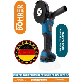 Resim Böhrer 125 mm Solo Taşlama Spral Taşlama 