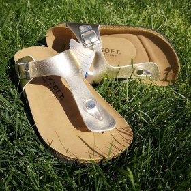 Resim Fly Soft Tenton Fly Soft Parmak Arası Terlik Gold S902 