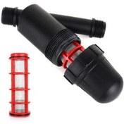 Resim Poelsan Plastik Filtre Elek 120 Mesh - 1 ½ / Siyah 