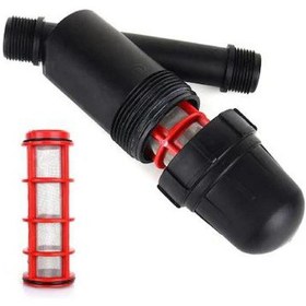 Resim Poelsan Plastik Filtre Elek 120 Mesh - 1 ½ / Siyah 