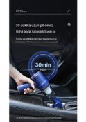 Resim Tongxida Emişli Akülü Araç Süpürgesi-usb Siyah 02 