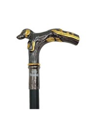 Resim Sterling 88 Cm Köpek Başlı Baston Gri 