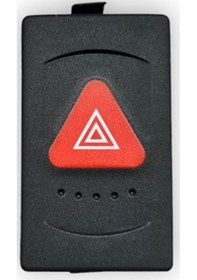 Resim VW Passat B5 1997-2000 Dörtlü Flaşör Düğmesi İkaz Tuşu 3B0953235B 