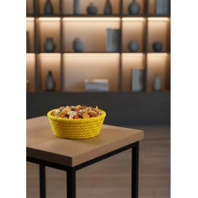 Resim Zero Land Drnds Yuvarlak Çerezlik Sarı Şık Tasarım ve Kompakt Boyut 