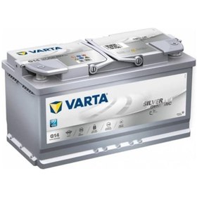 Resim Varta Akü 12 V 95Ah Amper Agm G14-A5 Start Stop Akü 