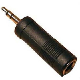 Resim nilestrem 6.3mm Dişi - 3.5mm Erkek Stereo Jak 6,3mm To 3,5mm Dönüştürücü Jack 