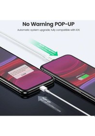 Resim Ugreen Apple iPhone Uyumlu Lightning 2.4A Data Ve Şarj Kablosu 2 Metre 