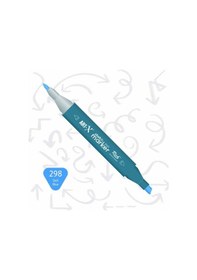Resim Supertrend Supertrend Sketch Marker Duo Çift Uçlu Marker Kalem 298 Doll Blue 