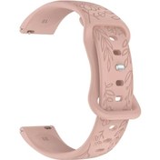 Resim Cloud011 Garmin Venu 3s 2s Sq 2 Plus 18mm Pembe Kadın Bilek Kayışı 