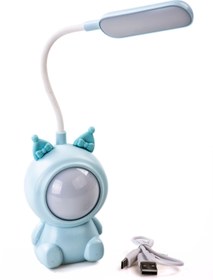 Resim Mukko Home Kuromi Cartoon Temalı Şarj Edilebilir Masa Lambası, USB Şarjlı Kalem Tıraşlı 