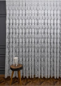 Resim Evdepo Home Damask Kullanıma Hazır Tül Perde (546640431) 