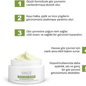 Resim Sinoz Avokado Bomb Nemlendirici Canlandırıcı Göz Kremi 15 ML 