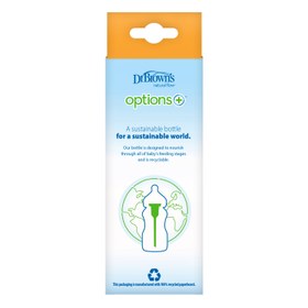 Resim 150 ml Geniş Ağız Antikolik Options+ PP Biberon, Tekli Paket 