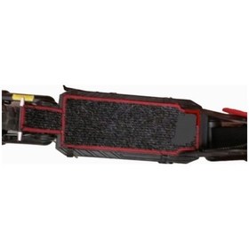 Resim Elektrikli Scooter Aksesuar Koruyucu Paspas Bood Kickscooter Qr 1200 Uyumlu Düz Siyah 