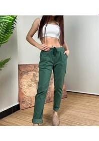 Resim Bohem Stil İtalyan Likralı Skinny Pantolon-8935 Haki 