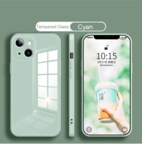 Resim Iphone 13 Kılıf Kamera Lens Korumalı Arkası Cam Parlak Aynalı Lüx Glass Kapak 