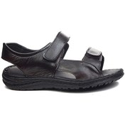 Resim Mergenshoes M10 Kahve Günlük Erkek Hakiki Deri Sandalet Ayakkabı 