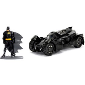 Resim Batman Jada Arkham Knight Batmobile With Mattel Figure Limited Edition 