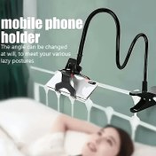 Resim 1pc Evrensel Gooseneck Telefon Tutucu, Esnek Tembel Kolu ile Uzun Kollu Klipe, Dayanıklı ABS Malzeme, 360-Derece Döndürme, Güç Gerekmez - İdeal Noel Hediyesi 