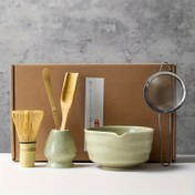 Resim 4/5/6 adet Matcha Çay Seti, Yeşil Glazlı Seramik Matcha Kasesi, Spoutlu, Matcha Çırpıcı ve Standı, Matcha Kaşığı, Matcha Sifter, Matcha Çay Seti, Matcha Kiti, Matcha Yapım Araçları, Matcha Çay Seti, Matcha Severler İçin Matcha Çay Seti 