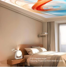 Resim Aırstorr Airstorr K1 1080P 5G WiFi Taşınabilir Projektör 4K HD Video Ev Sineması Projektörü 