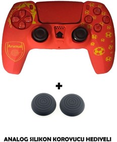 Resim Dobe PS5 Dualsense Futbol Takımı Temalı Koruyucu Silikon Kılıf + Analog silikon Koruyucu 