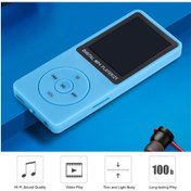 Resim Qingmipy Mavi 1.8 İnç Tft Ekranlı Mp3/mp4 Çalar, Radyo, Kayıt, E-kitap Desteği, 64g Tf Kartlı Kart Dahil Değil 