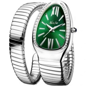 Resim Caven Denton Kutu ile Gümüş Çelik Bilezik Saatler Kadınlar 2022 Moda Bayanlar Kuvars Izle Kadın Yılan Şekli Relogio Femenino Casıo (Yurt Dışından) 