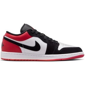 Resim Nike Air Jordan 1 Low Se 'black Toe' Erkek Basketbol Ayakkabısı Beyaz 