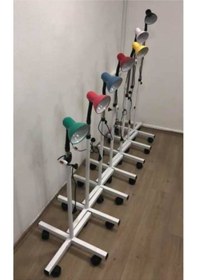 Resim Seyyar Muayene Lambası Reflektör 4 Tekerlekli Boy Ayarlı Işık Kaynağı 