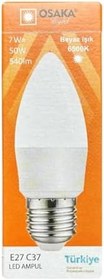 Resim Osaka LED Ampul, 7W (50W), 6500K Beyaz Işık, E27 Duy, 2 Adet 