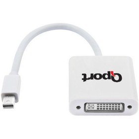 Resim Qport Q-Mdd Mini DisplayportM To DvıF 24+5 Dönüştürücü 