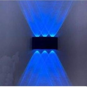 Resim GARRA 6 Watt Siyah Kasa Mavi Işık Dış Mekan Çift Yönlü Modern Le Siyah 
