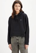 Resim LEVI’S EVERYDAY HOODIE TR CAVIAR Siyah Kadın Sweatshirt Levi's