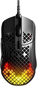 Resim SteelSeries Aerox 5 Gaming Mouse 9 Programlanabilir Tuş IP54 PC/MAC – FPS, MOBA Battle Royale MMOs RPGs Siyah 