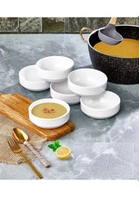 Resim Rgs Çini 6'lı 12 Cm Porselen Joker Kase Çorba Kahvaltılık Çerezli 