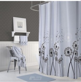 Resim Zethome Jackline Banyo Duş Perdesi 2200 Çift Kanat 2X120X200 