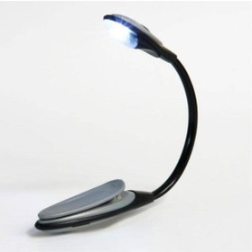 Resim Biomak Kitap Okuma Işığı Mandallı Bükülebilir Portatif Pilli Kitap Gazete Dergi Okuma Ledi Işığı Lambası 