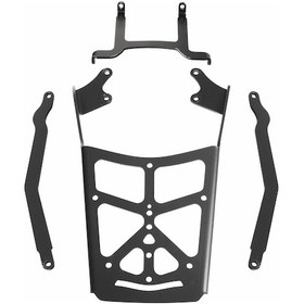 Resim GP Kompozit Honda CB125F 2024 Uyumlu Arka Çanta Demiri Siyah 